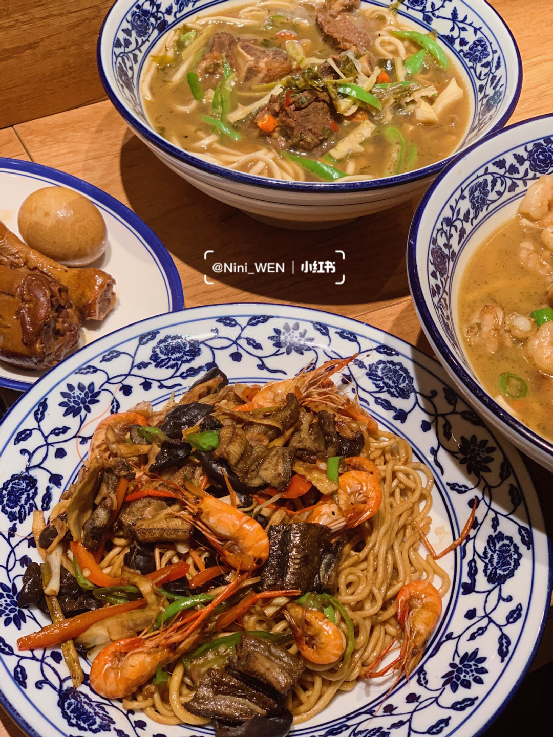 面条劲道五种口味酱汁裹着面条一口下去超级过瘾!!(图1)